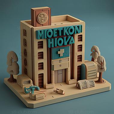 3D модель Игра St Hospital Tycoon (STL)